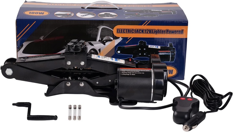 Amazon.com: Mautyke Electric Car Jack Kit 2 Ton 12V Auto Scissor Car Jack Lift Portable Air Floor Jack for Sedan SUV Car Repair Tool Quick Vehicle Lift for Tire Change and Road Emergencies Black : Automotive
