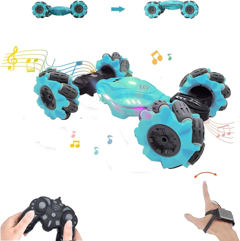 Amazon.com: JYFKZK Gesture Control RC Cars, LED Remote Control Car with Watch Control, 2.4GHz Fast Stunt RC Car,4WD Off-Road Stunt Car with 360 Flips,All Terrain Tires, RC Crawler Toy Cars for Kids Boys Girls : Toys & Games