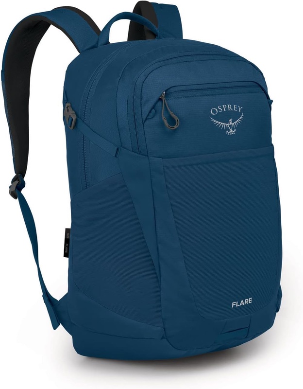 Amazon.com: Osprey Flare Commuter Laptop Backpack, Night Shift Blue : Electronics