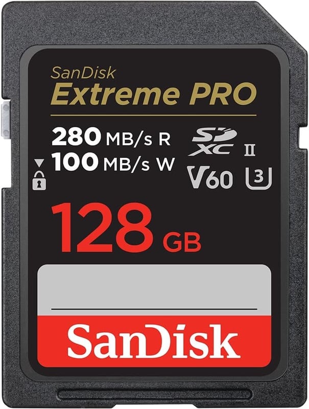 Amazon.com: SanDisk 128GB Extreme PRO SDXC UHS-II Memory Card - C10, U3, V60, 6K, 4K UHD, SD Card - SDSDXEP-128G-GN4IN : Electronics