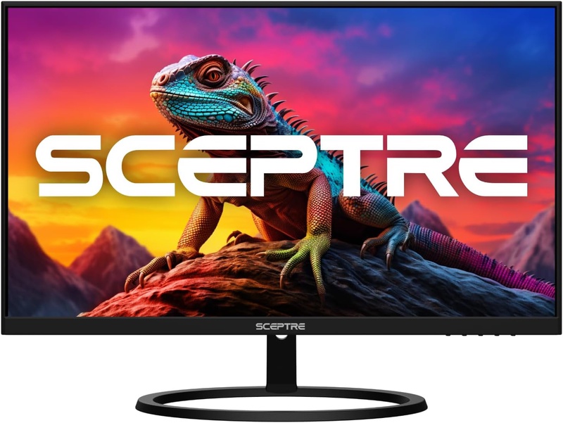 Amazon.com: Sceptre IPS 27 Inch 2K 2560 x 1440p QHD 75Hz DisplayPort HDMI 99% sRGB Build-in Speakers Machine Black (E275W-QPT) : Electronics