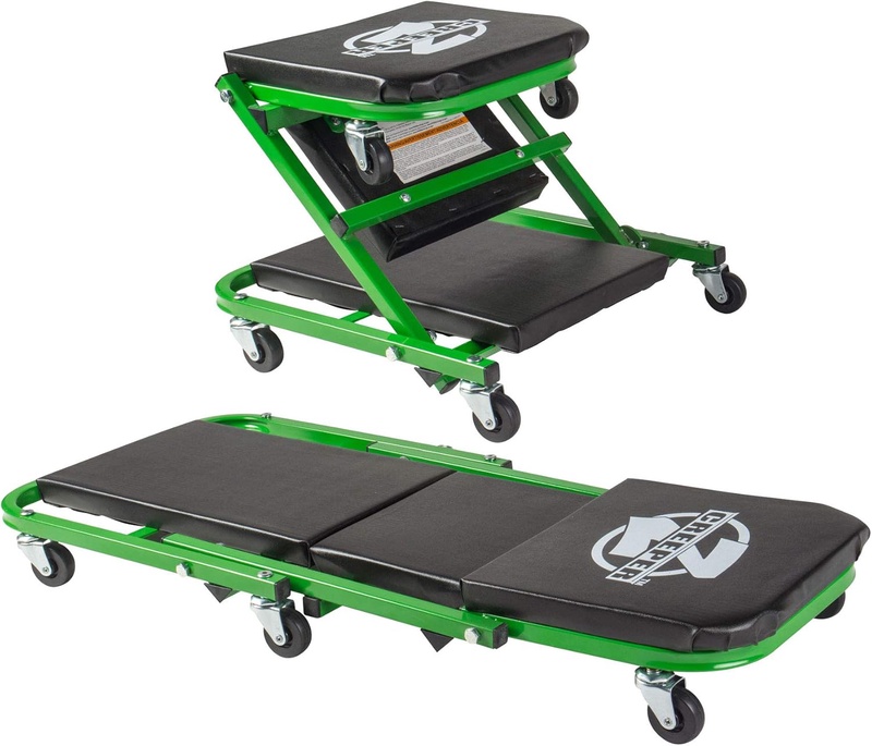 Amazon.com: Pro-LifT C-2036DG Black/Green 300 Lbs Mechanic Creeper : Automotive