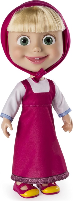 Amazon.com: Masha and the Bear - 12” Giggle and Play Masha - Interactive Doll : Toys & Games
