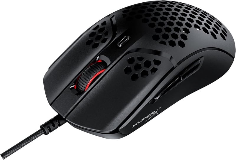 Amazon.com: HyperX Pulsefire Haste – Gaming Mouse, Ultra-Lightweight, 59g, Honeycomb Shell, Hex Design, RGB, HyperFlex USB Cable, Up to 16000 DPI, 6 Programmable Buttons : Musical Instruments
