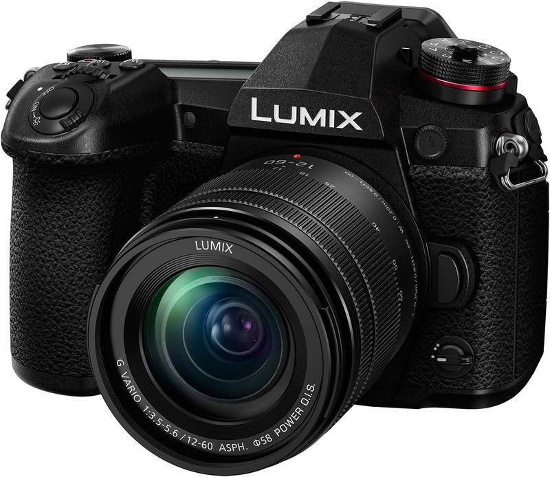 Amazon.com : Panasonic LUMIX G9 Mirrorless Camera, Micro Four Thirds, 20.3 Megapixels Plus 80 Megapixel, High-Resolution Mode with LUMIX G Vario 12-60mm F3.5-5.6 Lens (DC-G9MK) , Black : Electronics