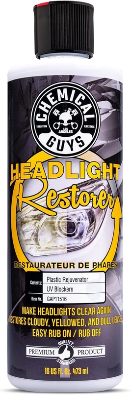 Amazon.com: Chemical Guys GAP11516 Headlight Restore and Protect, 16 fl. oz, 1 Pack : Automotive