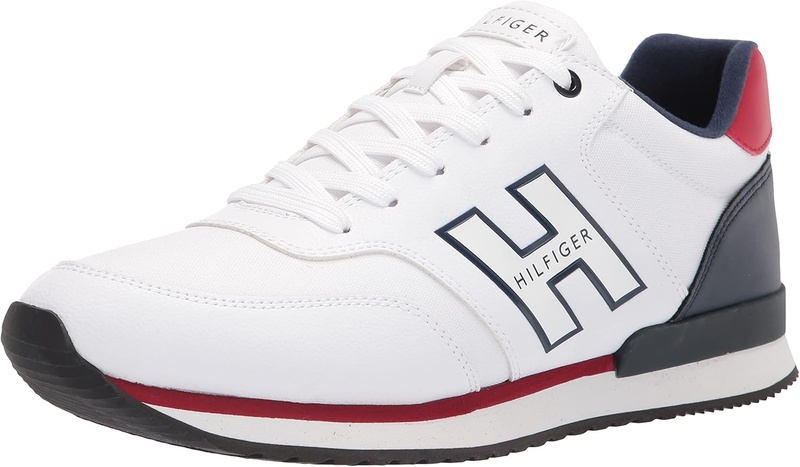 Amazon.com | Tommy Hilfiger Men's Mainer Sneaker, White, 11.5 | Fashion Sneakers
