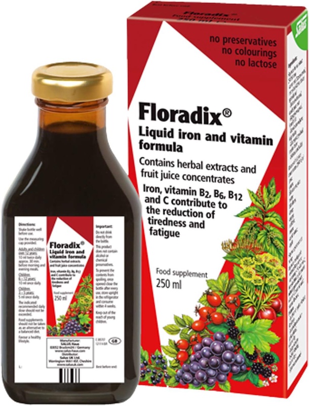 Amazon.com: Floradix Floravital Liquid Iron and Vitamin Formula 8.5 fl.oz. - 250 ml. - Made in Germany (3 Pack) : Health & Household