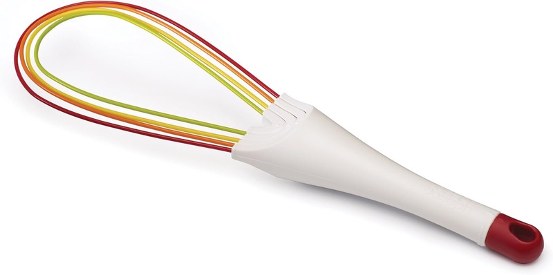 Amazon.com: Joseph Joseph Twist Whisk 2-In-1 Balloon and Flat Whisk Silicone Coated Steel Wire, 11.5