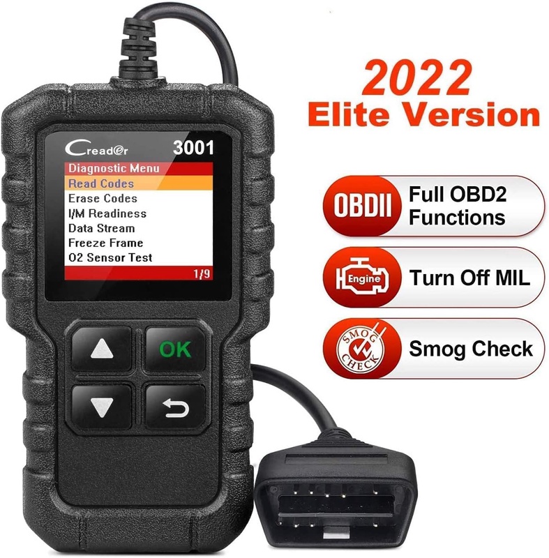 Amazon.com: LAUNCH Creader 3001 OBD2 Scanner Code Reader Read & Erase Fault Codes Turn Off Check Engine Light O2 Sensor Systems Test DTC Lookup for All OBDII Protocol Cars Since 1996 : Automotive