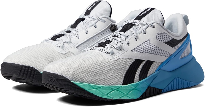 Amazon.com | Reebok Nanoflex Parafit TR Cold Grey/Core Black/Hint Mint Men's 10.5, Women's 12 Medium | Fitness & Cross-Training