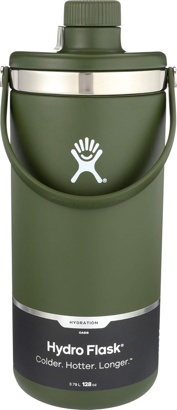 Amazon.com: Hydro Flask 128 oz. Oasis Water Jug - Stainless Steel, Reusable, Vacuum Insulated - Leak Proof Cap : Clothing, Shoes & Jewelry
