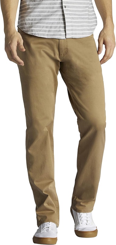 Lee Men's Performance Series Extreme Motion Straight Fit Tapered Leg Jean, Cougar, 34W x 32L at Amazon Men’s Clothing store