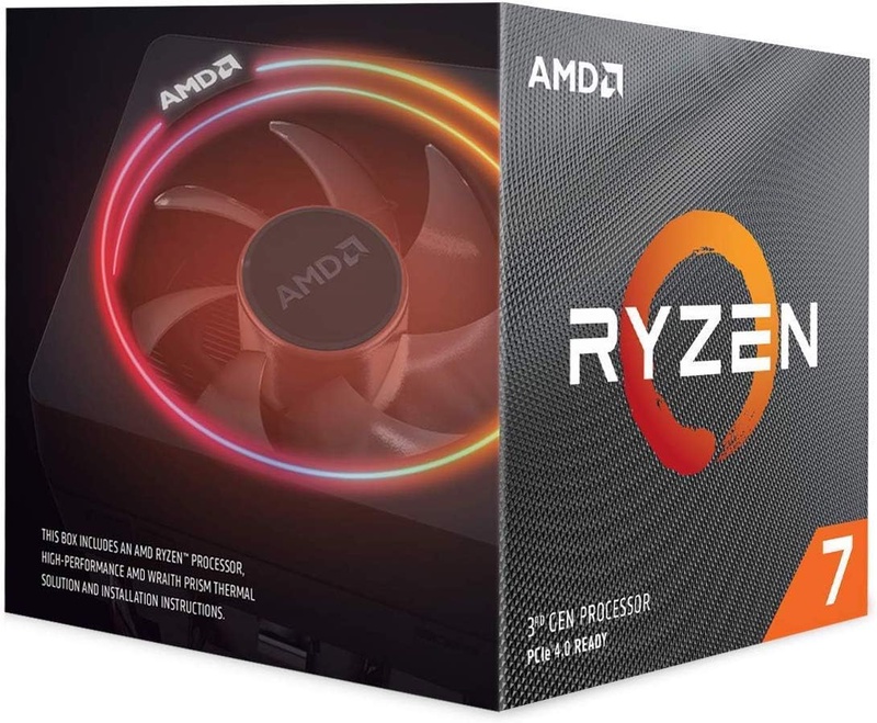 Amazon.com: AMD Ryzen 7 3700X 8-Core, 16-Thread Unlocked Desktop Processor with Wraith Prism LED Cooler : Electronics