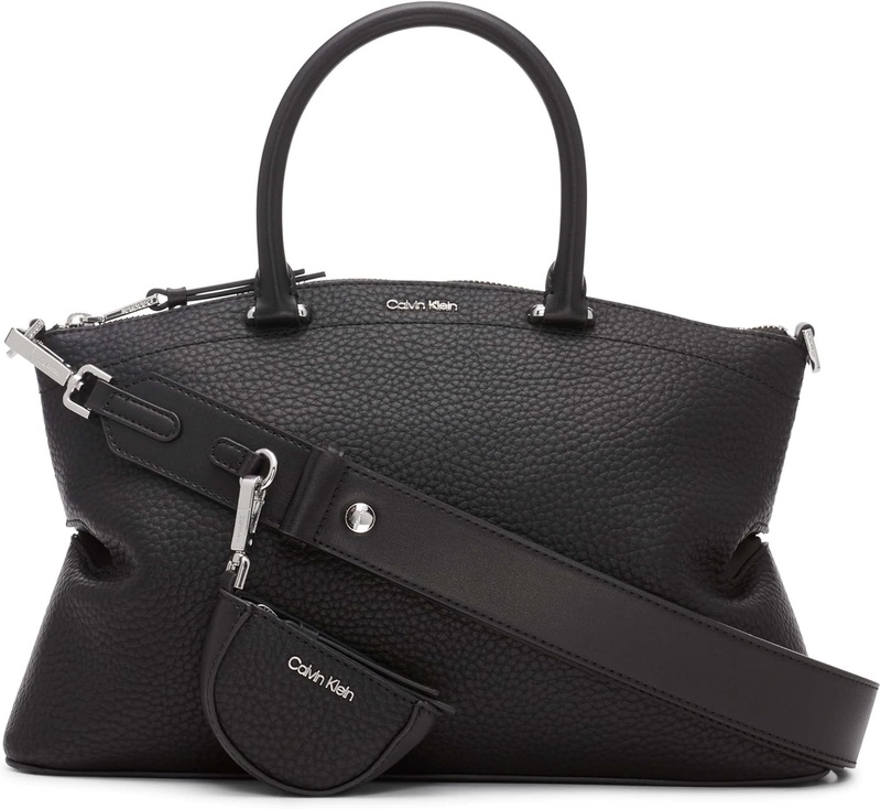 Amazon.com: Calvin Klein Cypress 2 in 1 Top Zip Satchel : Clothing, Shoes & Jewelry