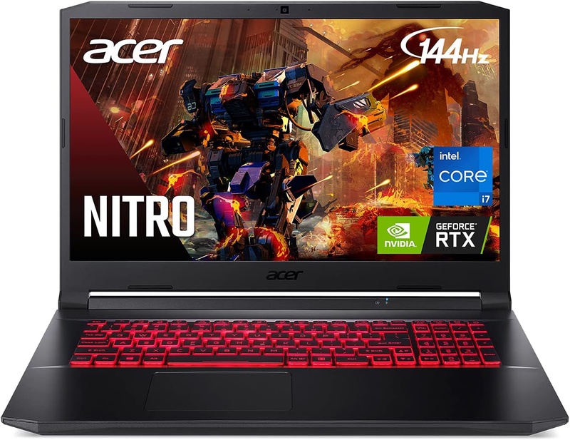 Amazon.com: Acer Nitro 5 AN517-54-77KG Gaming Laptop | Intel Core i7-11800H | NVIDIA GeForce RTX 3050Ti Laptop GPU | 17.3