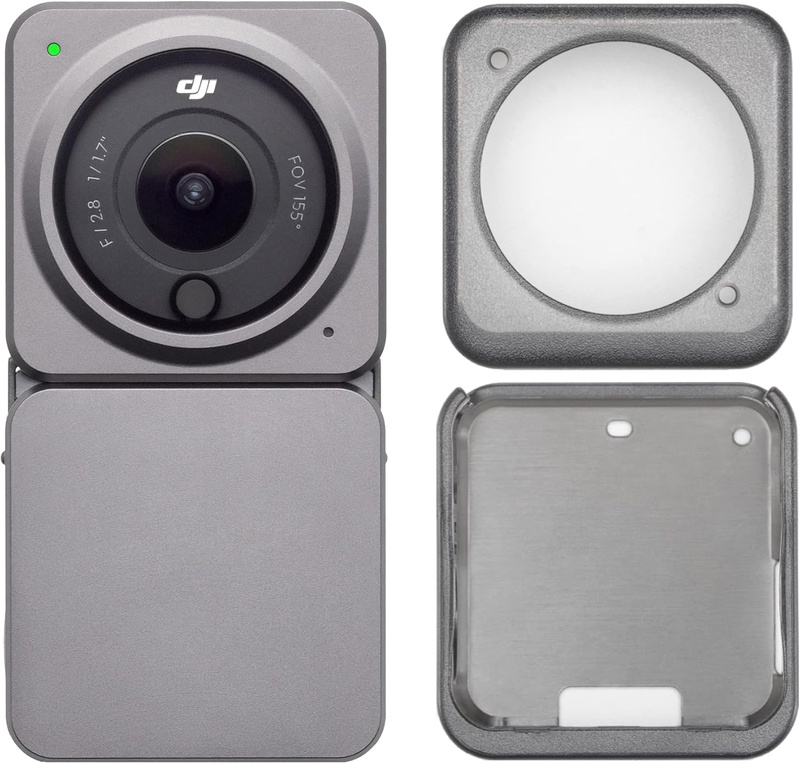 Amazon.com : DJI Action 2 Power Combo & Magnetic Protective Case - Action Camera with Extended Battery Module, 155° FOV, Magnetic Attachments, Stabilization Technology, Waterproof Camera Ideal : Electronics