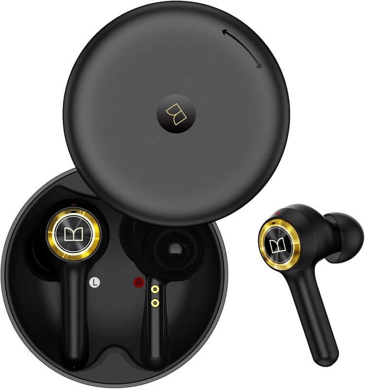 Amazon.com: Monster Clarity 102 Plus Airlinks Wireless Earbuds with Dual Noise Cancelling Microphones for Clear Call True Wireless Stereo Earbuds Quick and Wireless Charging Bluetooth Earbuds : Electronics