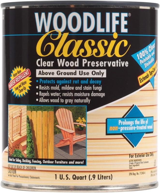 Rust-Oleum Clear 902 Wolman Classic Wood Preservative-Above Ground, Quart - Household Wood Stains - Amazon.com
