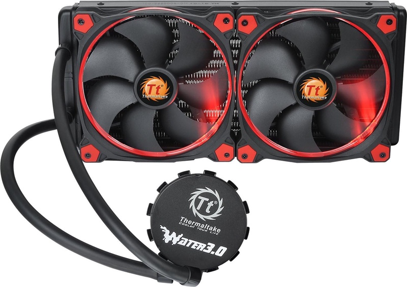 Amazon.com: Thermaltake Water 3.0 280 Riing Red Edition PWM AIO Tt LCS Certified Liquid Cooling System CL-W138-PL14RE-A : Everything Else
