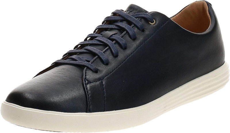 Amazon.com | Cole Haan Men's Grand Crosscourt II Sneakers, Navy Leather Brnsh, 8.5 | Fashion Sneakers
