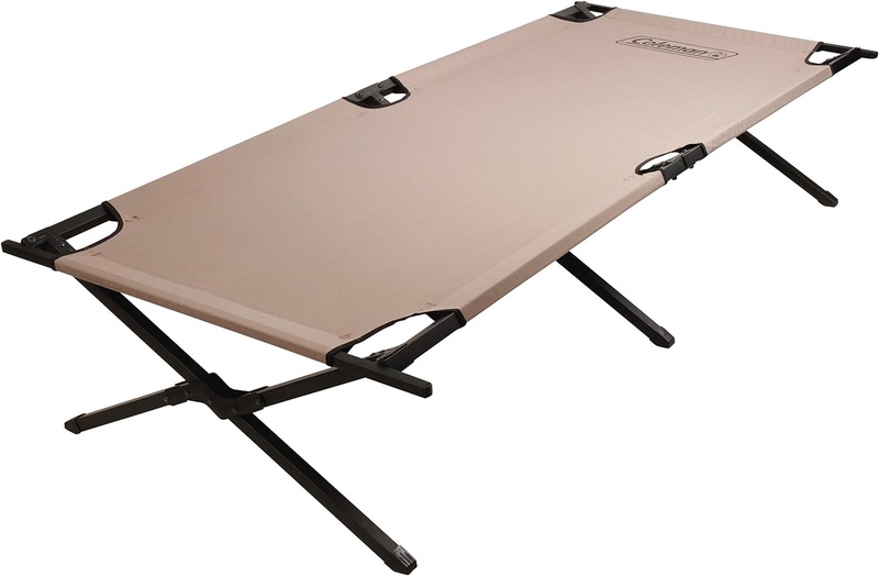 Amazon.com: Coleman Trailhead II Camping Cot, Easy-to-Assemble Folding Cot Supports Campers up to 6ft 2in or 300lbs, Great for Camping, Lounging, & Elevated Sleeping : Sports & Outdoors