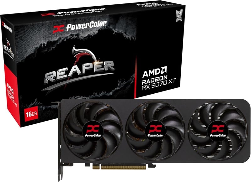 Amazon.com: PowerColor Reaper AMD Radeon RX 9070 XT 16GB GDDR6 : Electronics