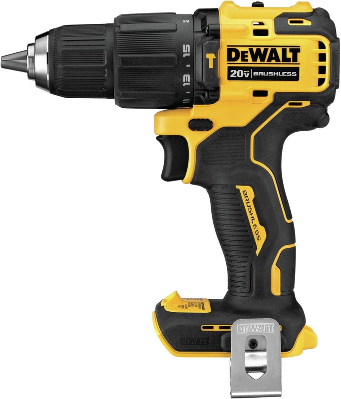 DEWALT ATOMIC 20V MAX Hammer Drill, Cordless, Compact, 1/2-Inch, Tool Only (DCD709B) - - Amazon.com