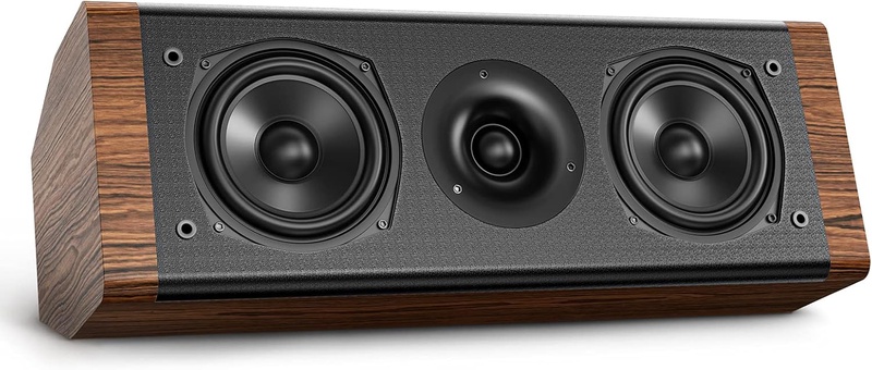Amazon.com: Moukey Center Channel Speaker Home Theater-100 Watt, Hi-Res Audio with Deep Bass Response, Dolby and DTS Surround, All Hand-Made - Mcs1 : Electronics