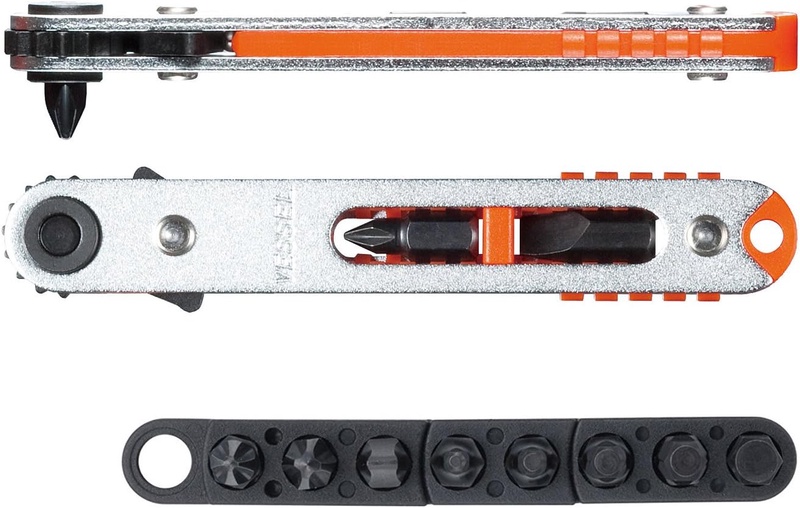 VESSEL Low-Profile Flat Plate Ratchet Screwdriver Set (TD76J (Straight Type)) - - Amazon.com