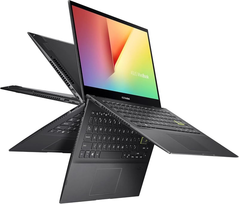 Amazon.com: ASUS VivoBook Flip 14 Thin and Light 2-in-1 Laptop, 14” FHD Touch, 11th Gen Intel Core i3-1115G4, 4GB RAM, 128GB SSD, Thunderbolt 4, Fingerprint, Windows 10 Home in S Mode, Indie Black, TP470EA-AS34T : Electronics