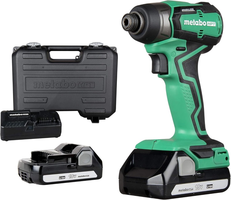 Amazon.com: Metabo HPT Cordless 18V Impact Driver | Sub-Compact | Brushless Motor | Lithium-Ion Batteries | Lifetime Tool Warranty | WH18DDX : Everything Else