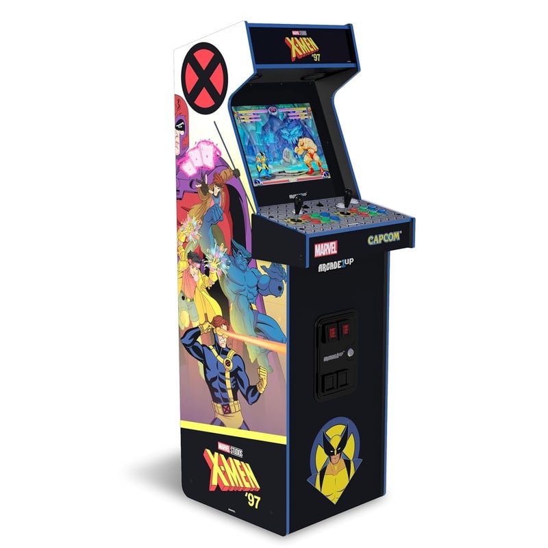 Amazon.com: Arcade1Up Marvel Vs. Capcom 2 X-Men ‘97 Edition Deluxe Arcade Machine, Built for Your Home, Over 5-Foot-Tall Cabinet with Over 8 Classic Games : Video Games