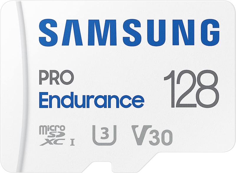Amazon.com: SAMSUNG PRO Endurance 128GB MicroSDXC Memory Card with Adapter for Dash Cam, Body Cam, and security camera – Class 10, U3, V30 (‎MB-MJ128KA/AM) : Everything Else