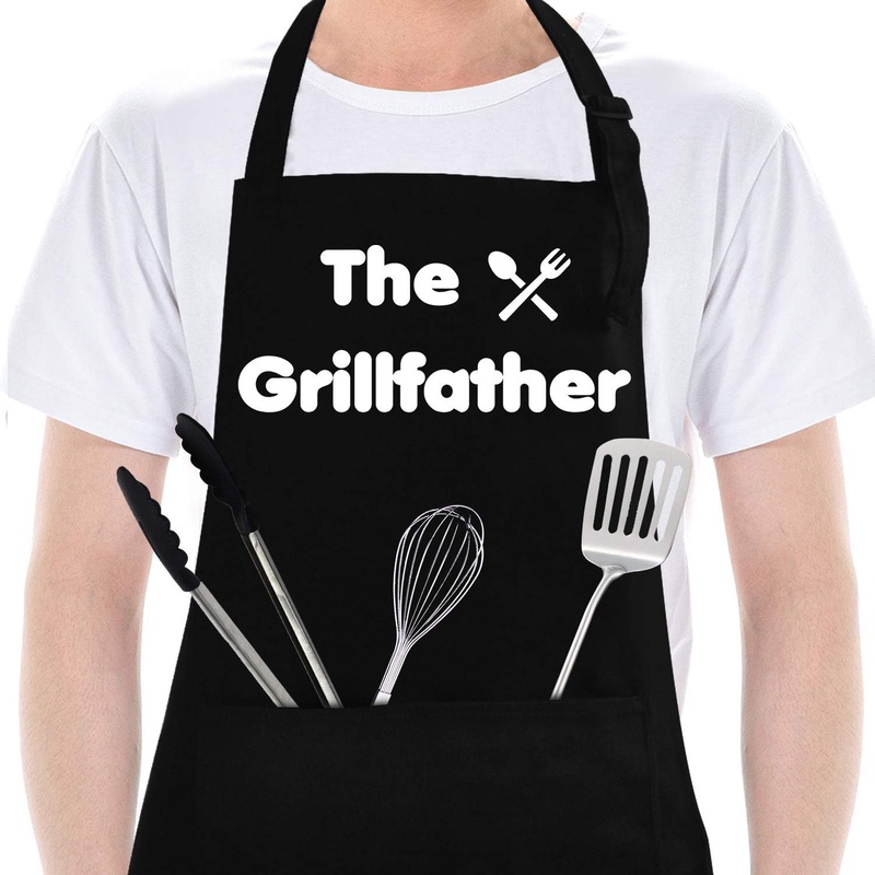 Amazon.com: Funny Aprons for Men&Woman;,BBQ Grilling Aprons with Pocket, Gifts for men Kitchen Cooking : Home & Kitchen