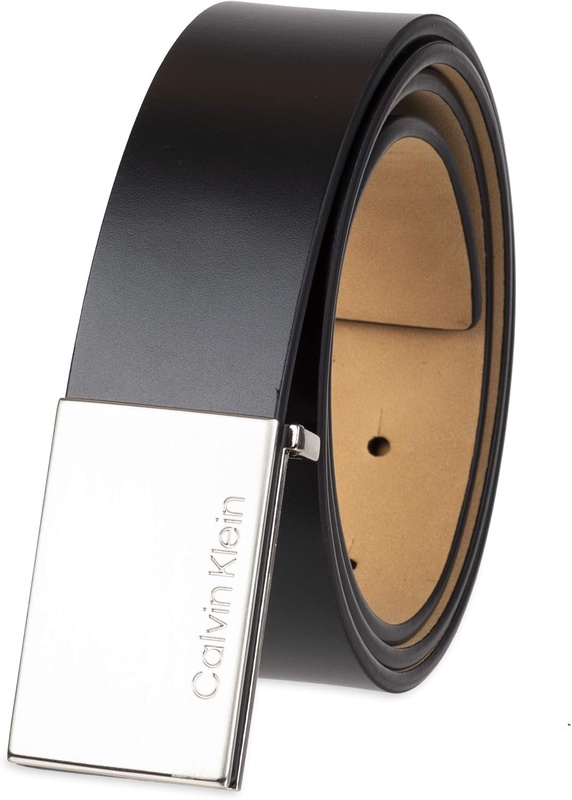 Amazon.com: Calvin Klein Men's Casual Statement Plaque Buckle Belt with Logo Treatment : Clothing, Shoes & Jewelry