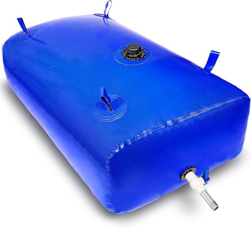Amazon.com : 100Gal/400L Portable Large Capacity Water Storage Bladder Containers, Foldable Water Bladder Tank, Camping Garden Drought Resistance Agricultural Irrigation Outdoor RV Emergency Water : Sports & Outdoors