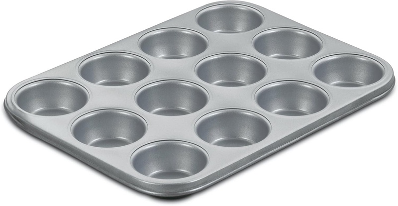 Amazon.com: Cuisinart Chef's Classic Nonstick Bakeware 12-Cup Muffin Pan, Silver: Cuisinart Muffin Pan: Home & Kitchen
