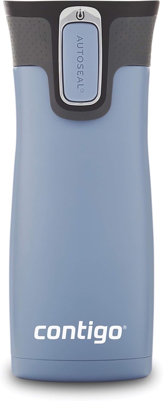Amazon.com: Contigo Autoseal West Loop Vacuum-Insulated Stainless Steel Travel Mug, 16 Oz, Earl Grey: Home & Kitchen