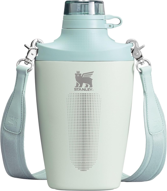 Amazon.com : Stanley Cross Bottle 23 oz | Travel Water Bottle with Jacquard Strap | Leakproof Tritan Lid with Removable Straw | Insulated Stainless Steel | BPA-Free | Mist : Sports & Outdoors