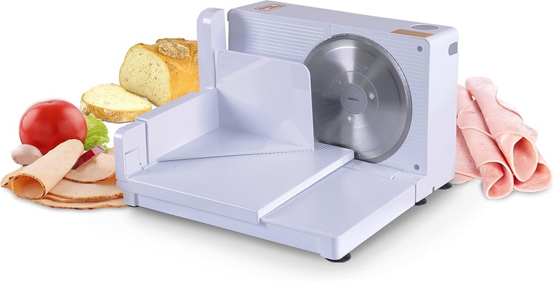 Amazon.com: SuperHandy Meat Slicer Electric Food Deli Bread Cheese Portable Collapsible 6.7