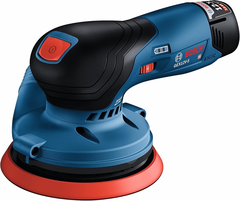 Bosch GEX12V-5N 12V Max Brushless 5 In. Random Orbit Sander (Bare Tool) - - Amazon.com