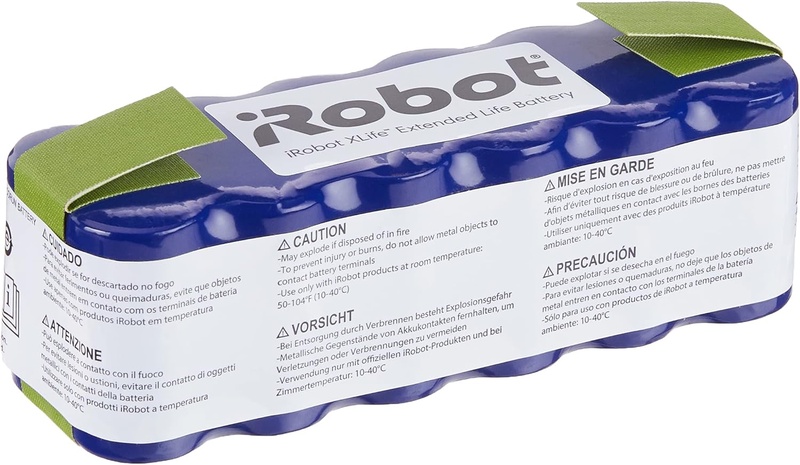 Amazon.com: iRobot Authentic Replacement Parts- XLife Extended Life Battery Accessories - Compatible with Create 2/Scooba 450/Roomba 500/600/700/Select 800 : Home & Kitchen