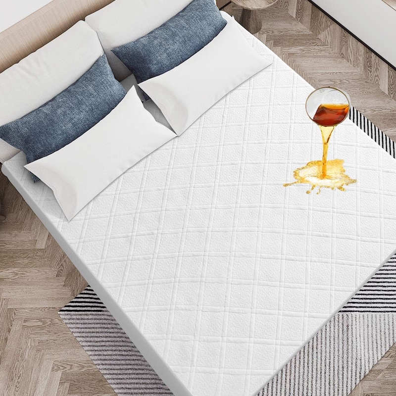 Amazon.com: Ladysoft Twin Size Bamboo Mattress Protector 100% Waterproof Mattress Pad Cover,3D Air Fabric,Breathable Smooth Soft Cover,Vinyl Free : Home & Kitchen