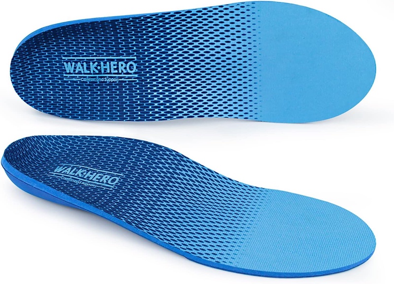 Amazon.com: Plantar Fasciitis Feet Insoles Arch Supports Orthotics Inserts Relieve Flat Feet, High Arch, Foot Pain Mens 10-10 1/2 | Womens 12-12 1/2 : Health & Household