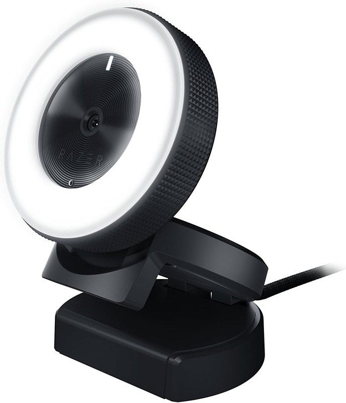 Amazon.com: Razer Kiyo Streaming Webcam: 1080p 30 FPS / 720p 60 FPS - Ring Light w/ Adjustable Brightness - Built-in Microphone - Advanced Autofocus : Electronics