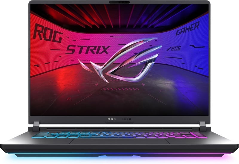 Amazon.com: ASUS ROG Strix G16 (2025) Gaming Laptop, 16” FHD+ 16:10 165Hz/3ms Display, NVIDIA® GeForce RTX™ 5060 Laptop GPU, Intel® Core™ i7 Processor 14650HX, 16GB DDR5, 1TB Gen 4 SSD, Wi-Fi 7, Windows 11 Home : Electronics