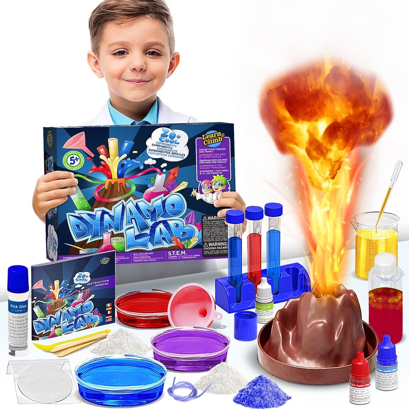 Amazon.com: Science Kit for Kids - 21 Experiments Science Set, Great Gifts for 6, 7, 8 , 9+ Year Old Girls and Boys : Toys & Games