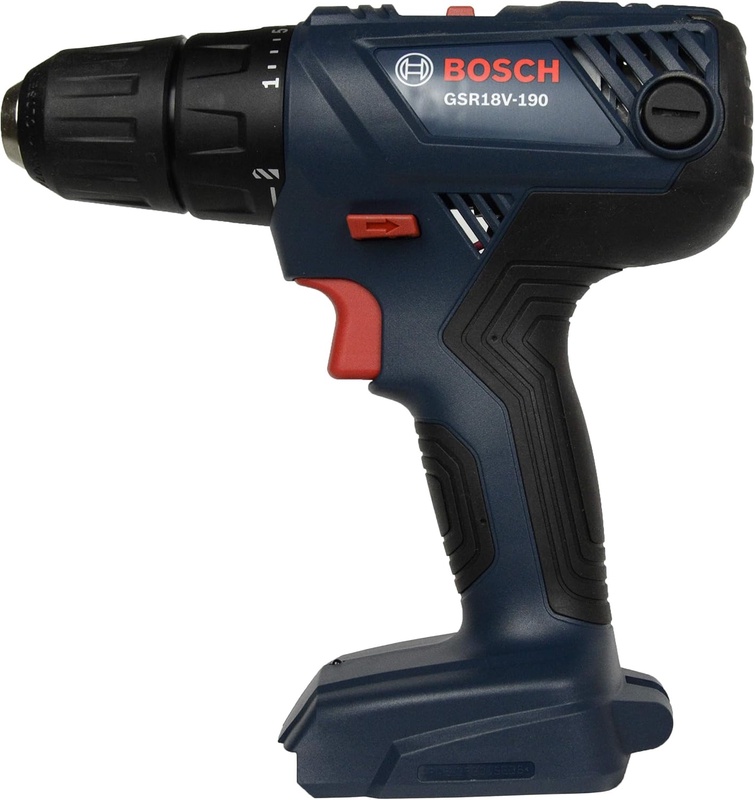 Amazon.com: BOSCH GSR18V-190B-RT 18V Li-Ion Cordless 18-Volt 1/2-Inch Drill/Driver TOOL ONLY (Renewed) : Tools & Home Improvement