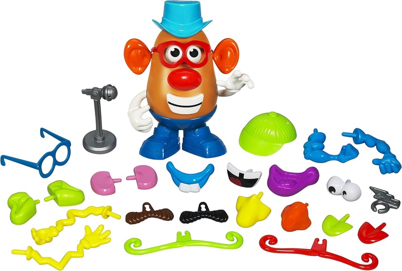 Amazon.com: Playskool Mr. Potato Head Silly Suitcase Parts and Pieces Toddler Toy for Kids (Amazon Exclusive) : Toys & Games